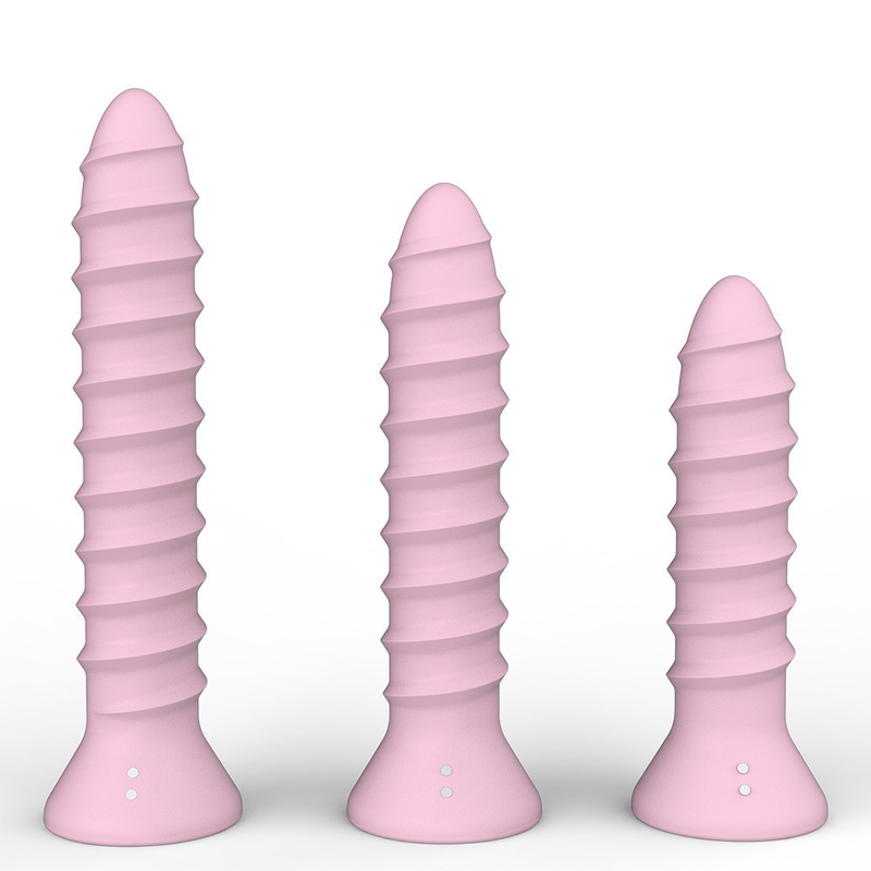 Variable Speed Intense Spiral Vibrator G-Spot Vibrator Threaded Stimulation DF286