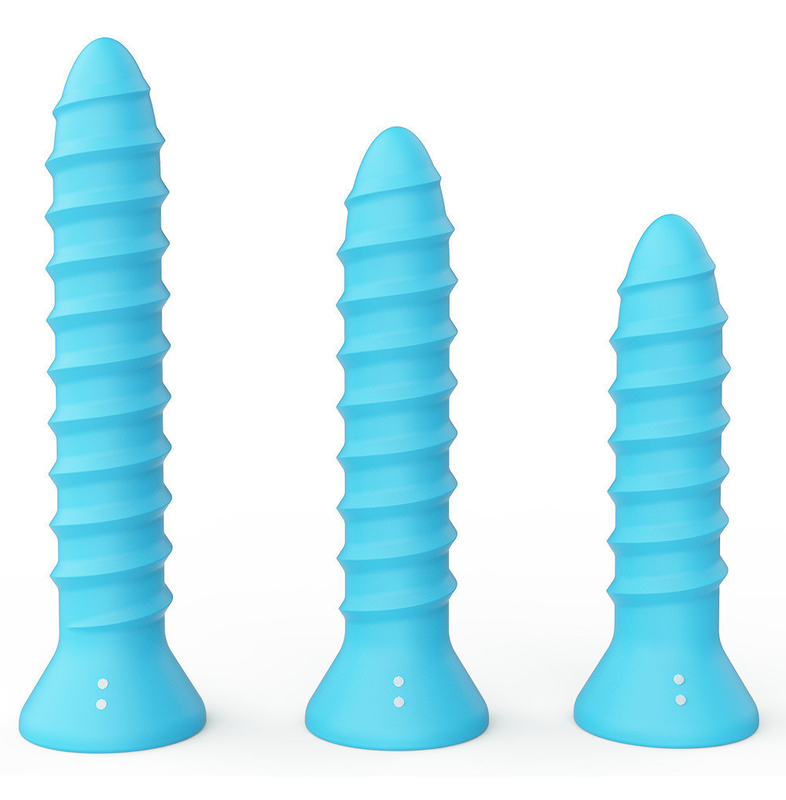 Variable Speed Intense Spiral Vibrator G-Spot Vibrator Threaded Stimulation DF286