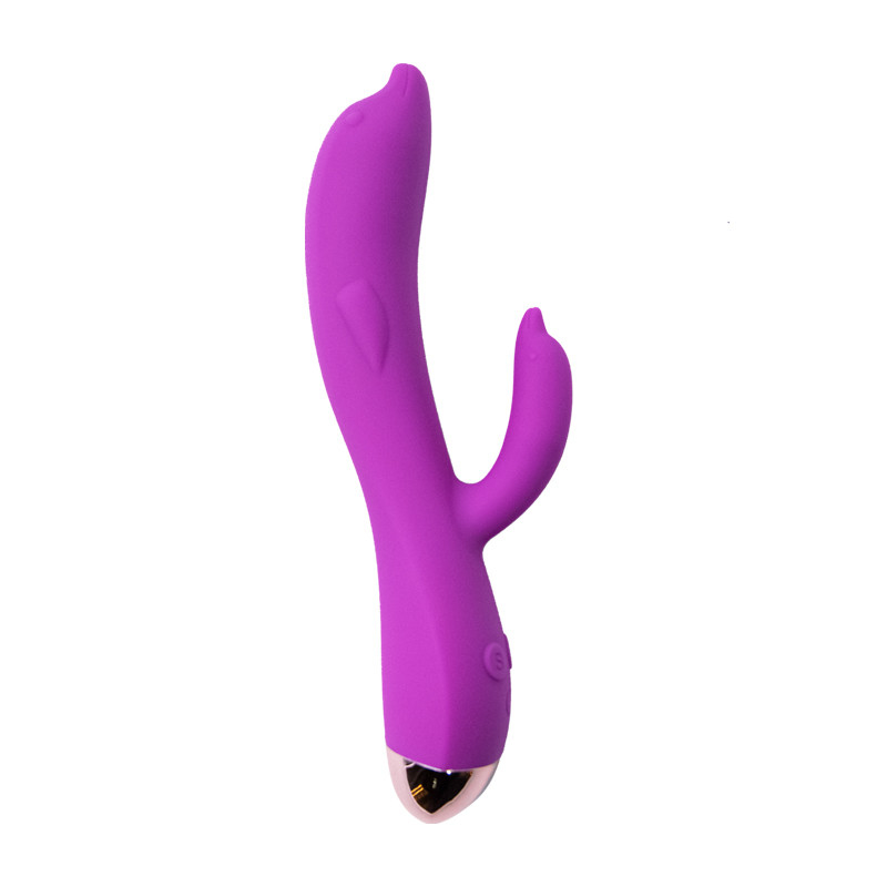 10 Vibration Patterns Dolphin Rabbit Vibrator Toy 1st Generation DF942